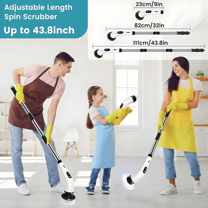 All-in-1 Electric Spin Scrubber Effortless Cleaning