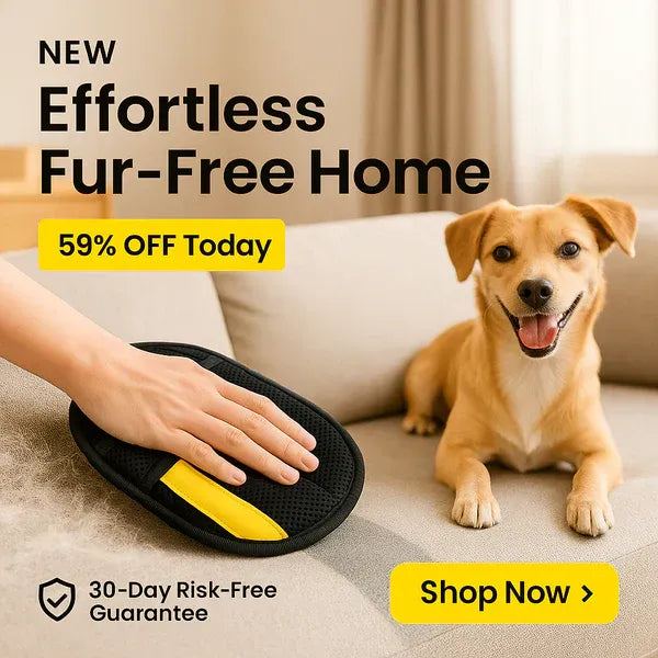 HypeBrav Pet Hair Removal Gloves