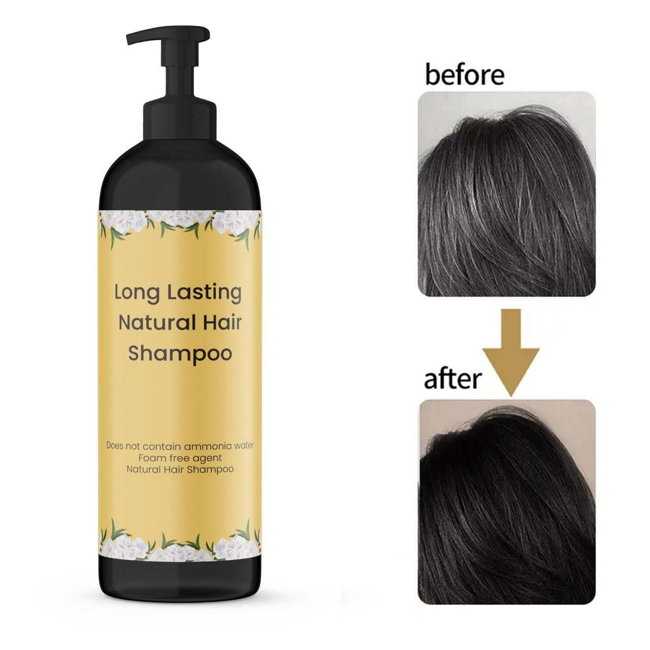 Long Lasting Natural Hair Dye Shampoo - 2 (Made With Japanese Traditions)