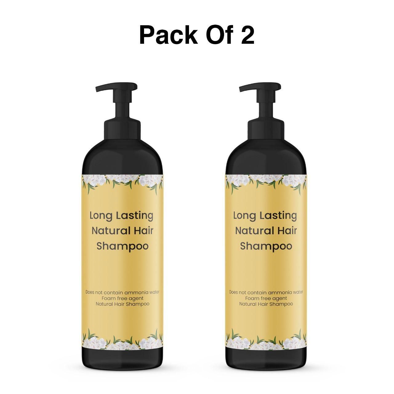 Long Lasting Natural Hair Dye Shampoo - 2 (Made With Japanese Traditions)