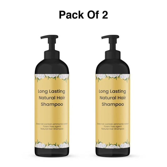 Long Lasting Natural Hair Dye Shampoo - 2 (Made With Japanese Traditions)