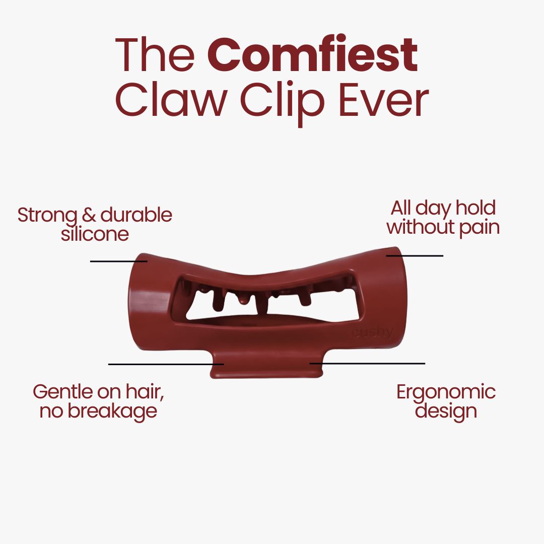 Bravz's Cushy Hair Comfort Clip 5 pes Combo