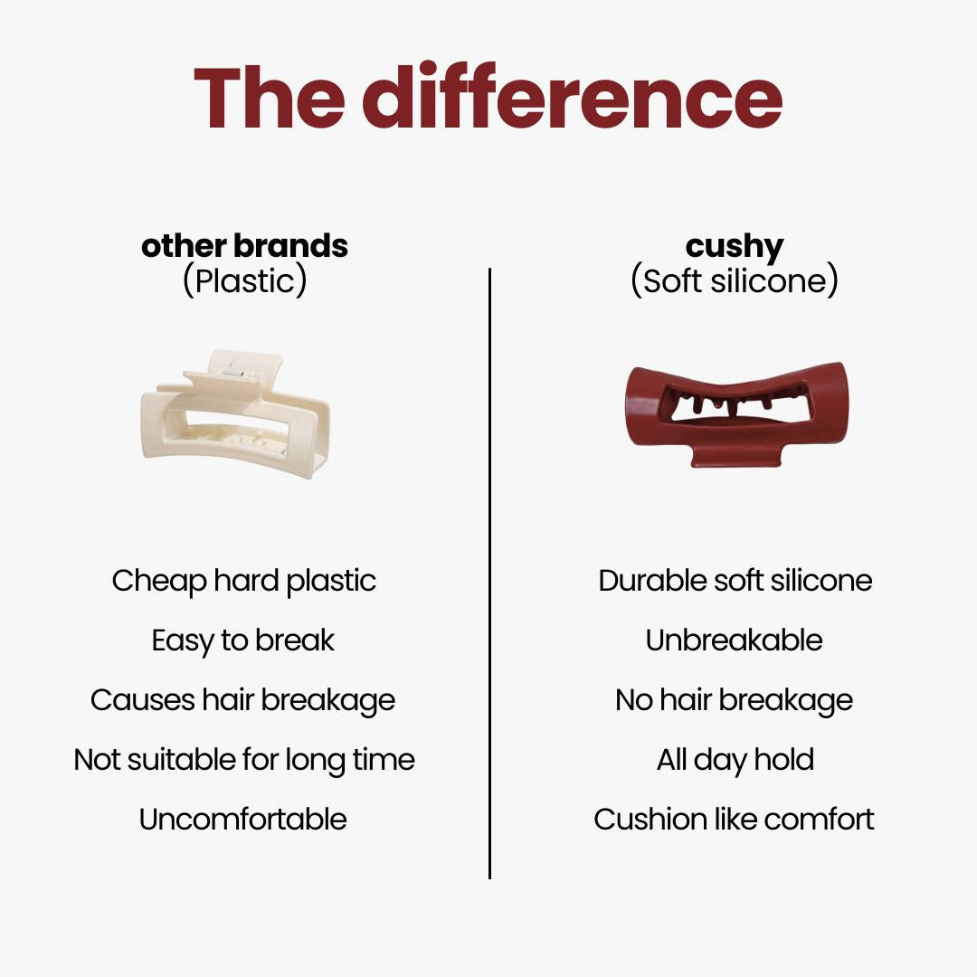 Bravz's Cushy Hair Comfort Clip 5 pes Combo